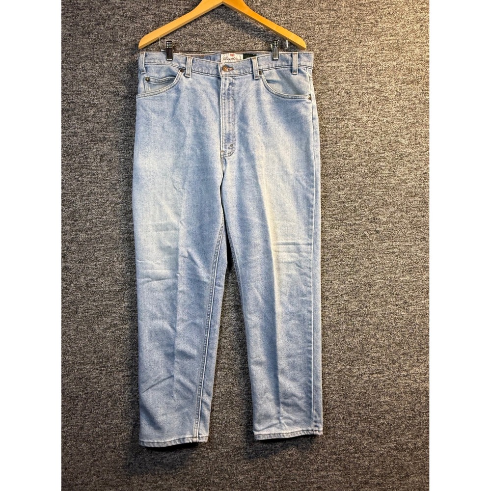 Vintage Levi Strauss Signature 540 Flex Denim Light Wash Jeans 38x29 USA Made